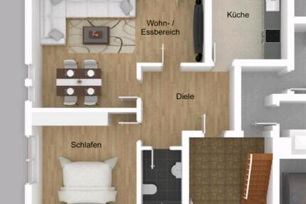 EinliegerWohnung 65qm 2,5 Zimmer+ 20qm Terrasse