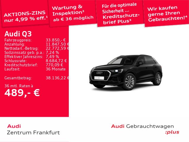 Audi Q3 10.778 km 33.850 &euro; Frankfurt am Main 60314