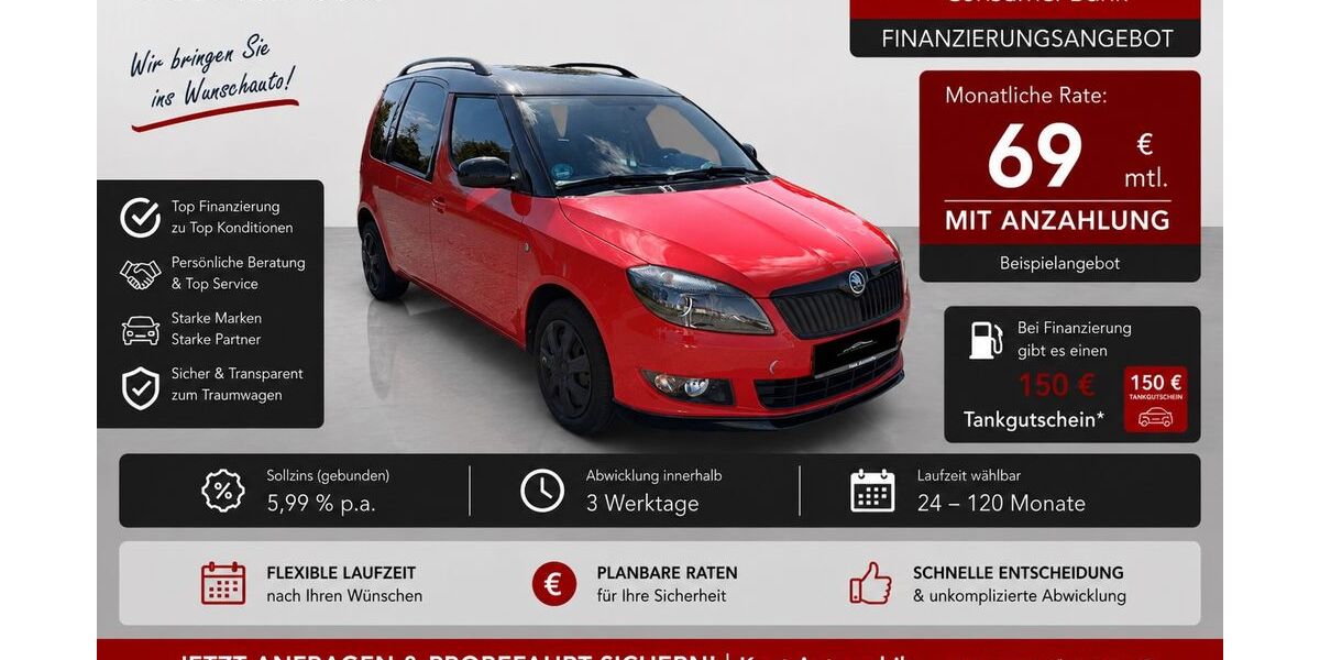 Skoda Roomster 113.584 km 6.999 &euro; Lübbecke 32312