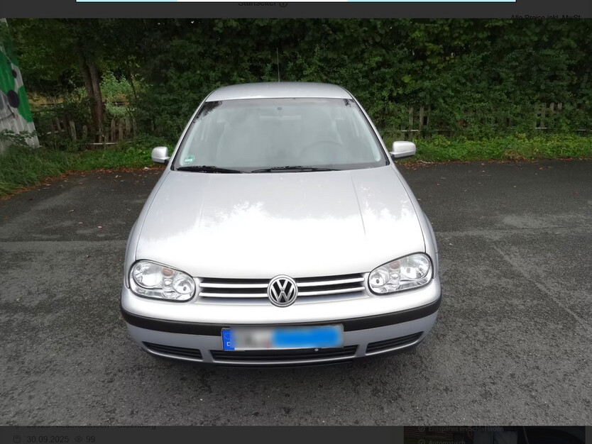 VW Golf IV 192.000 km 3.490 € Oldenburg 26105