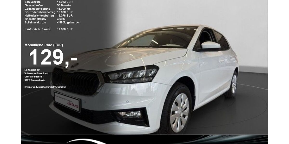 Skoda Fabia 7.661 km 19.120 &euro; Baden-Baden 76530