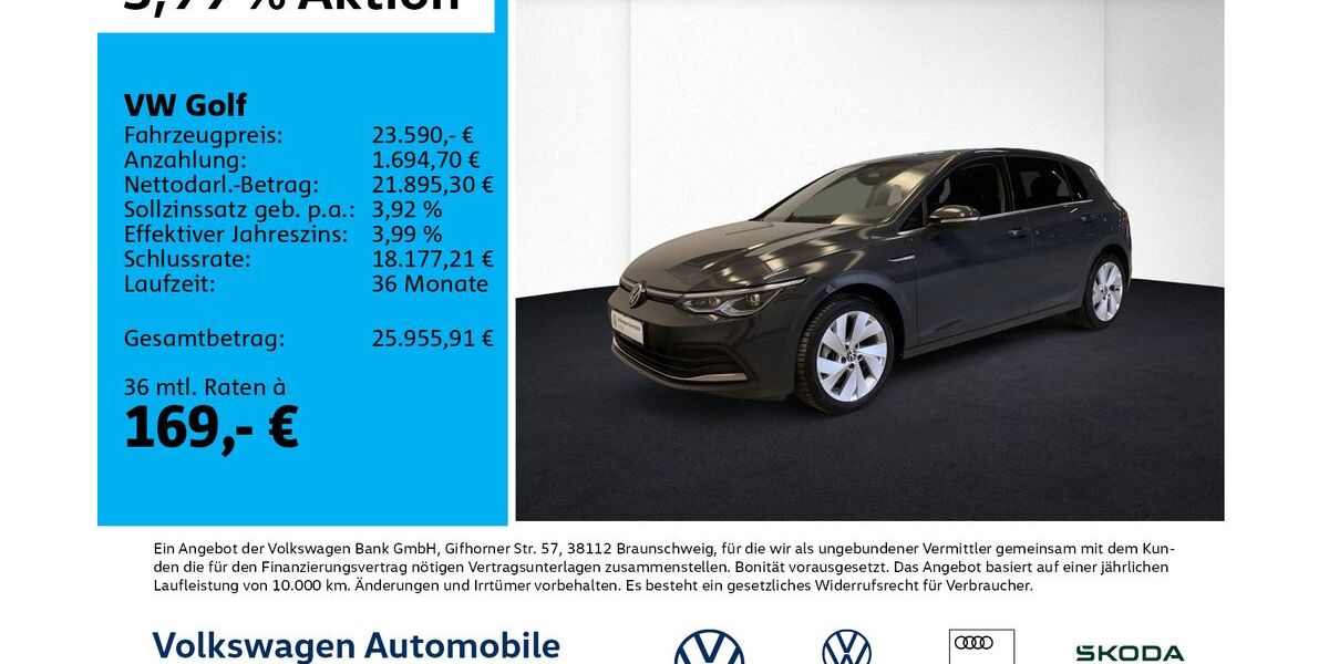 VW Golf 36.784 km 23.590 &euro; Leipzig 04178