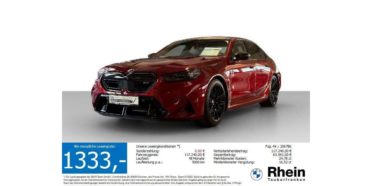BMW M5 24.975 km 115.440 &euro; Lauda-Königshofen 97922