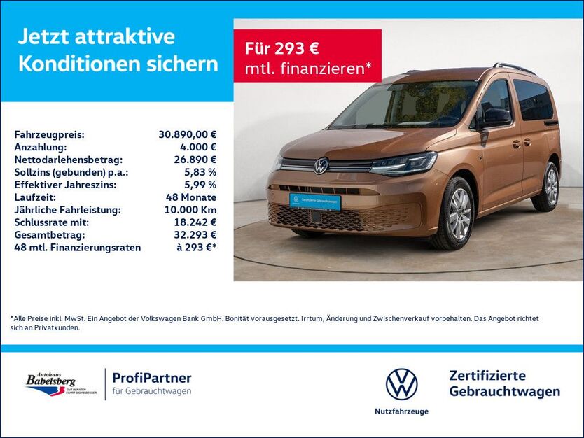 VW Caddy 10.845 km 30.890 € Potsdam 14482