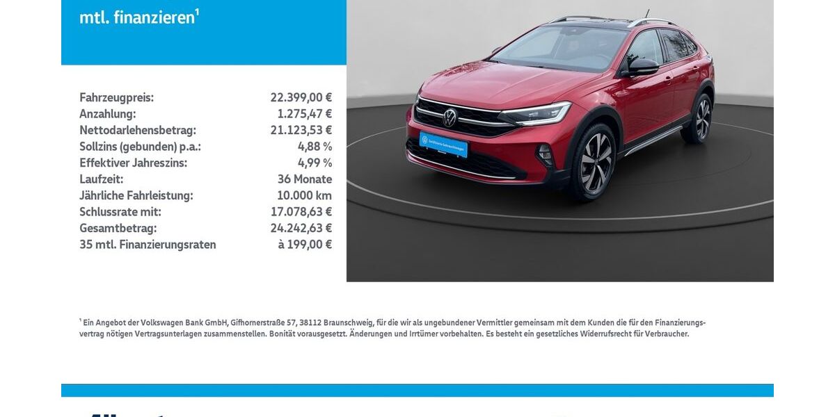 VW Taigo 12.900 km 22.399 &euro; Mühlhausen/Thüringen 99974