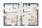 Etagenwohnung Thalmassing - 2 Zimmer, 67 m&sup2;, 540&euro; | Angebot:25940251