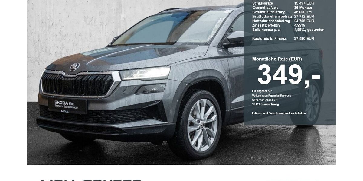 Skoda Karoq 41.776 km 27.490 &euro; Düsseldorf 40474
