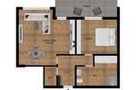 Etagenwohnung Lauchheim - 2 Zimmer, 60 m&sup2;, 700&euro; | Angebot:25777639