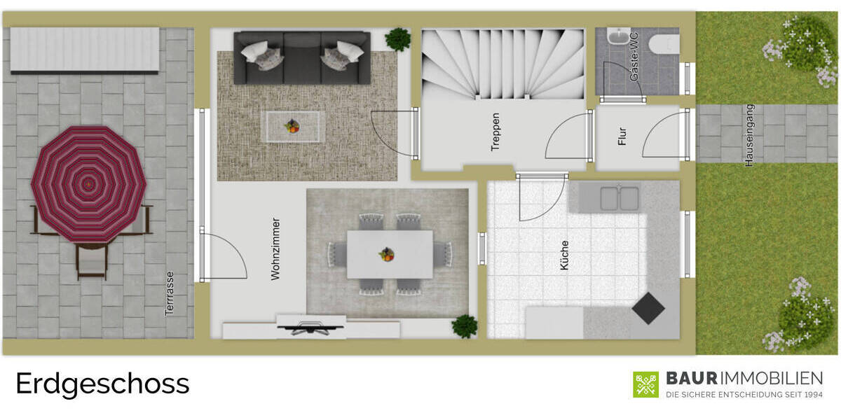 Reihenmittelhaus Friedberg - 6 Zimmer, 125 m&sup2;, 469.000&euro; | Angebot:25997898