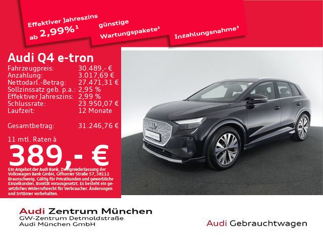 Audi Q4 e-tron 28.246 km 30.489 € München 80935