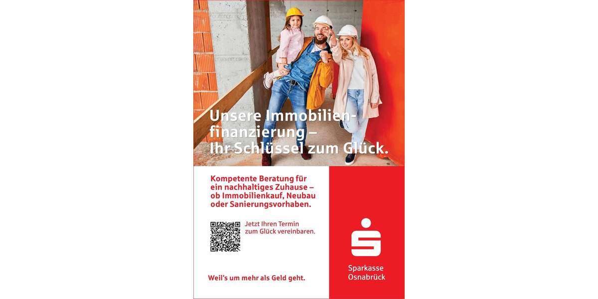 Etagenwohnung Georgsmarienhütte - 4 Zimmer, 97 m&sup2;, 280.000&euro; | Angebot:26852088