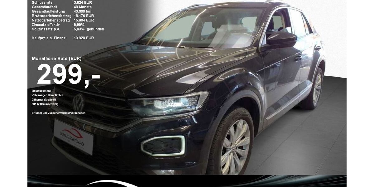 VW T-Roc 82.364 km 19.920 &euro; Sigmaringen 72488