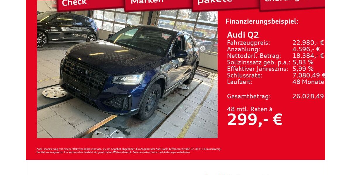 Audi Q2 70.453 km 22.980 &euro; Hamburg 22419