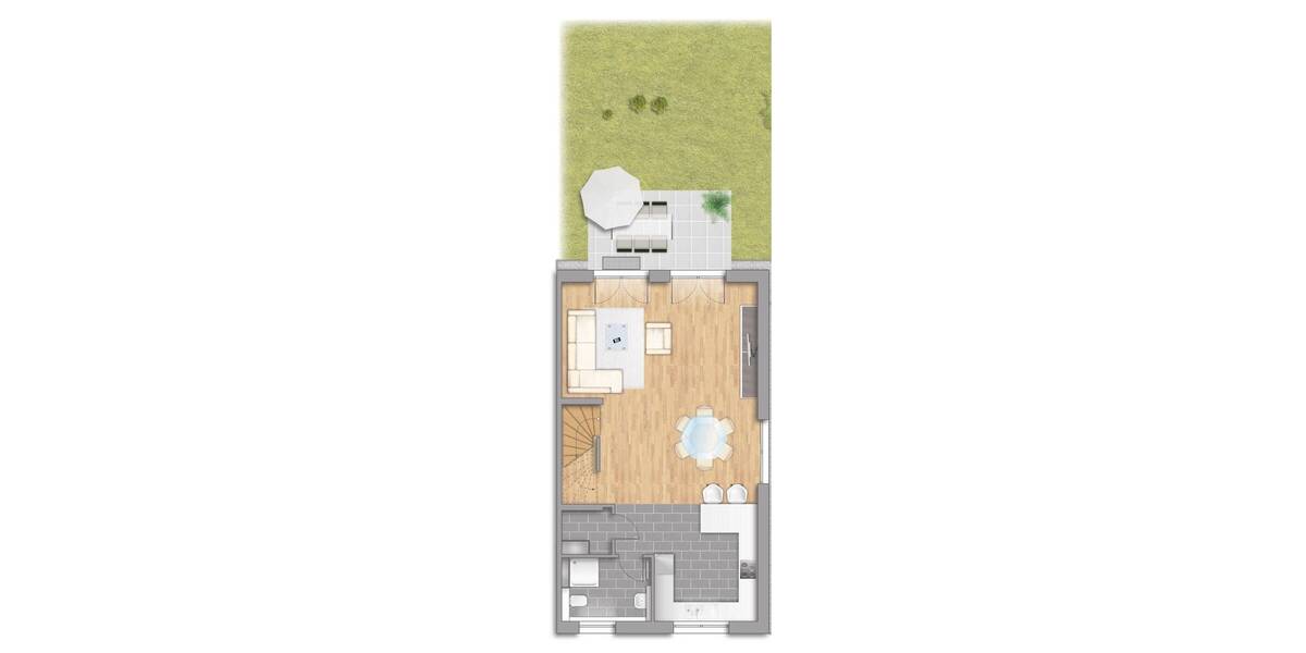 Reihenendhaus Walzbachtal Wössingen - 4 Zimmer, 133 m&sup2;, 599.000&euro; | Angebot:23111671