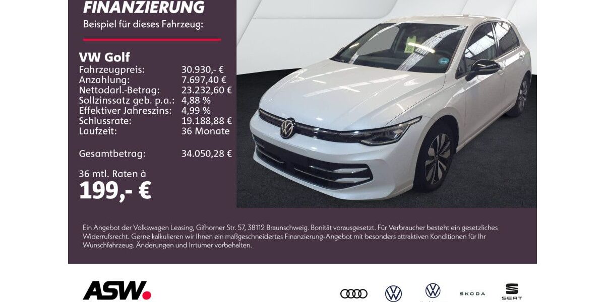 VW Golf 6.900 km 30.930 &euro; Weinsberg 74189