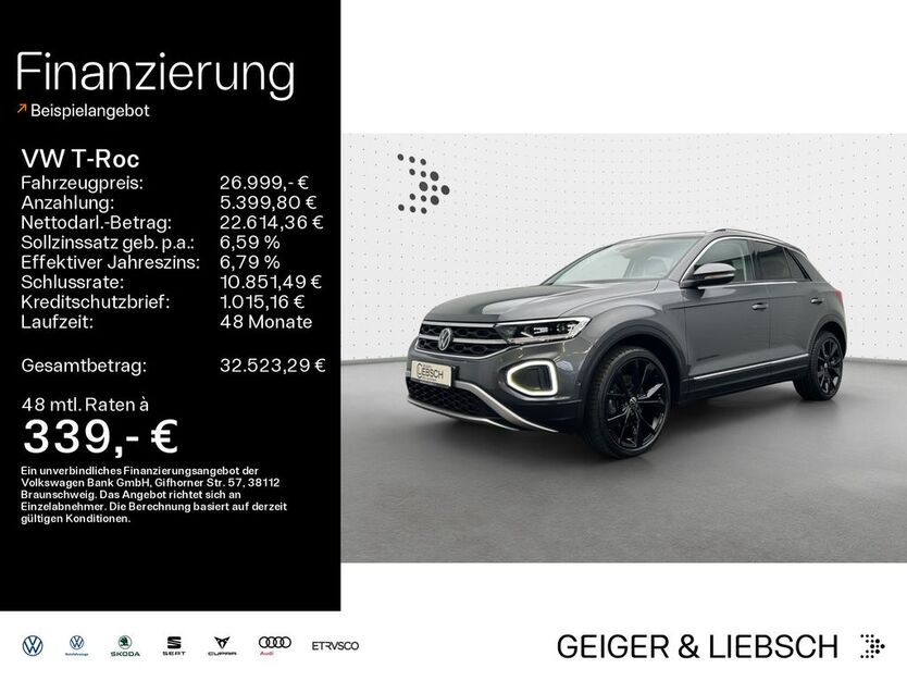 VW T-Roc 32.300 km 26.999 € Linsengericht 63589