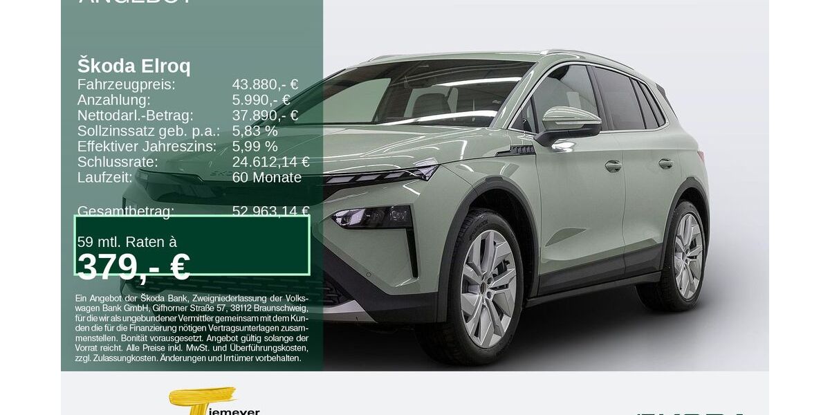 Skoda Elroq 8.490 km 43.880 &euro; Werdohl 58791