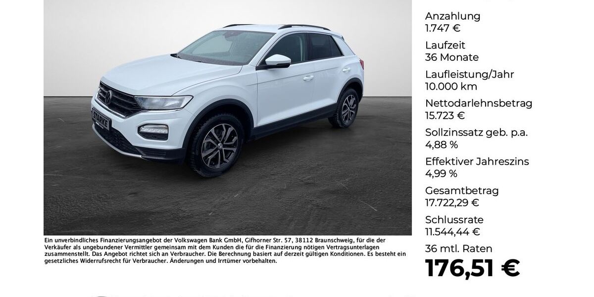 VW T-Roc 60.750 km 17.470 &euro; Vechta 49377