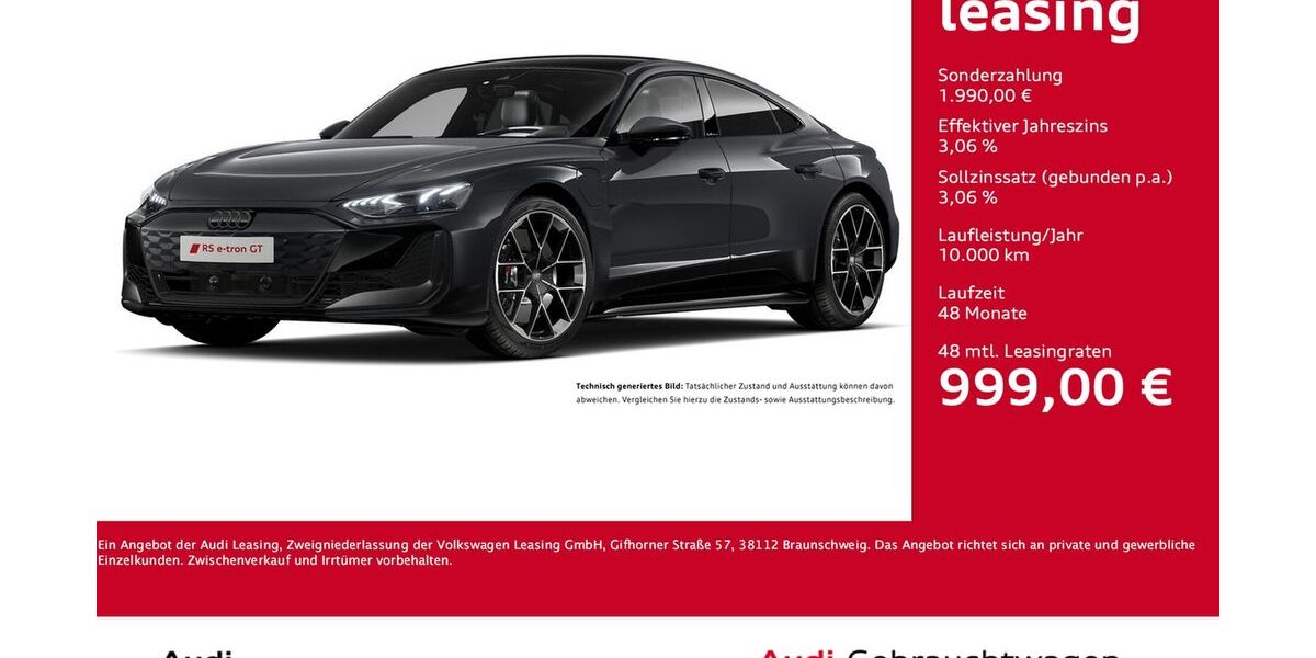 Audi RS e-tron GT 12.575 km 116.998 &euro; Dortmund 44143