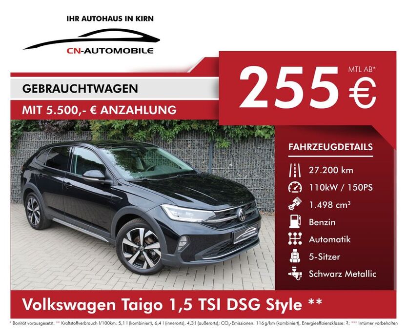 VW Taigo 27.200 km 26.790 € Kirn 55606