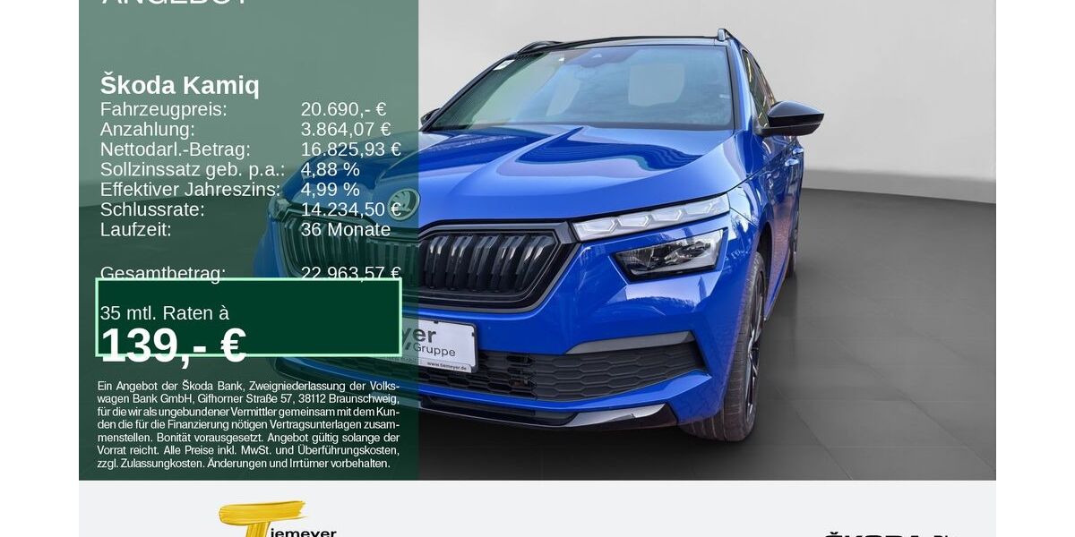 Skoda Kamiq 18.379 km 20.290 &euro; Werdohl 58791
