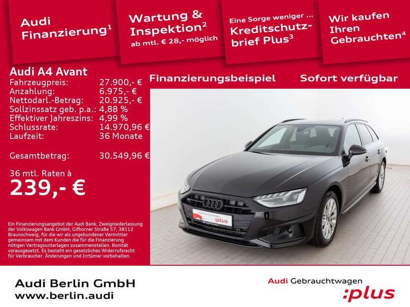 Audi A4 73.000 km 27.900 € Berlin 12489