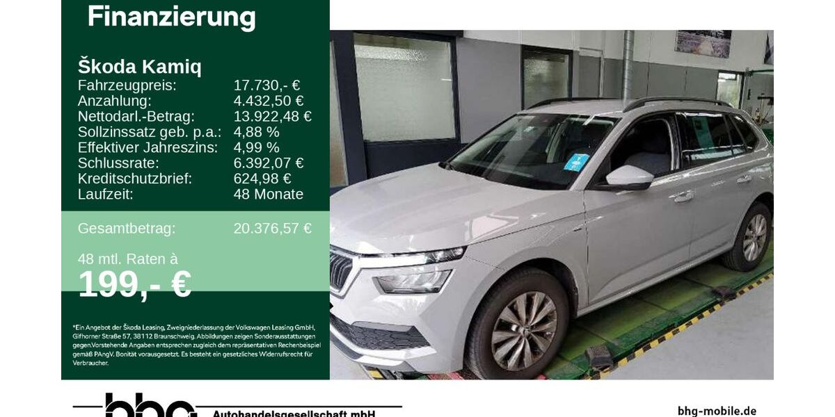 Skoda Kamiq 93.316 km 17.730 &euro; Mössingen 72116