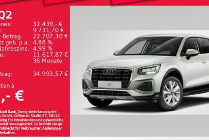Audi Q2 8.245 km 32.439 &euro; Eching 85386