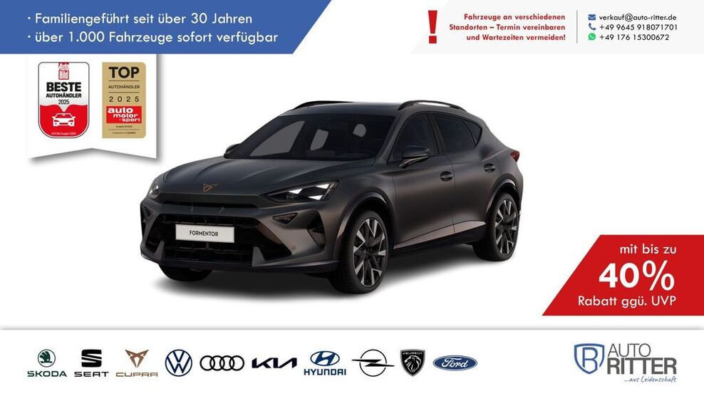 Cupra Formentor 3.550 km 44.490 € Eschenbach 92676