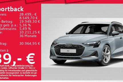 Audi A3 6.591 km 28.499 &euro; Eching 85386