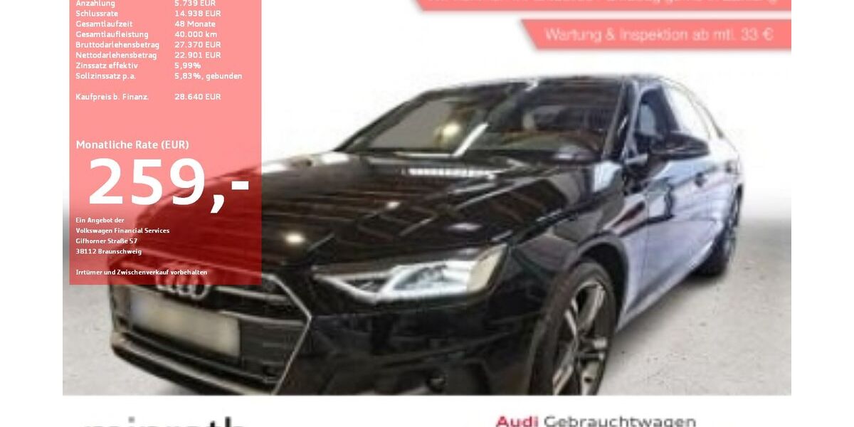Audi A4 29.180 km 28.640 &euro; Moers-Hülsdonk 47441