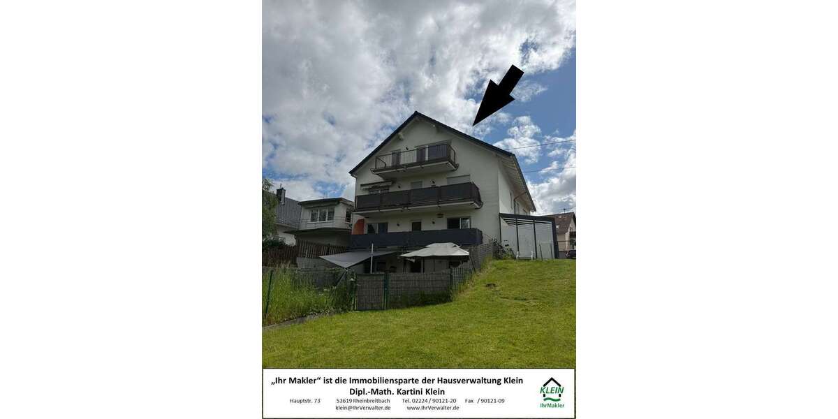 Etagenwohnung Rheinbreitbach - 3 Zimmer, 87 m&sup2;, 260.000&euro; | Angebot:26683362
