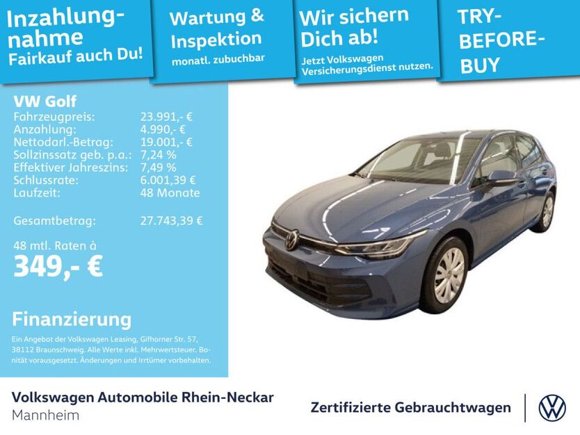 VW Golf 20.176 km 23.991 € Mannheim 68309