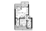 Etagenwohnung Zwickau Marienthal - 2 Zimmer, 43 m&sup2;, 307&euro; | Angebot:26696129