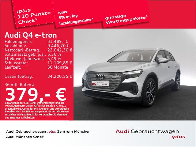 Audi Q4 e-tron 64.430 km 31.489 &euro; Eching 85386