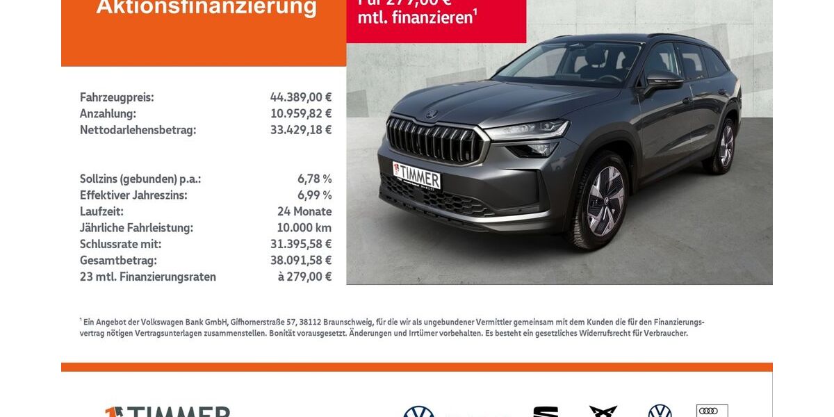 Skoda Kodiaq 19.337 km 43.960 &euro; Gronau 48599