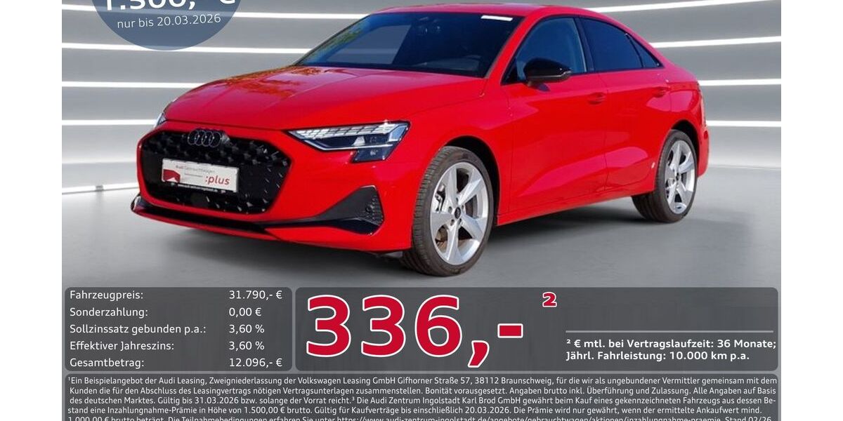 Audi A3 7.842 km 31.790 &euro; Ingolstadt 85057