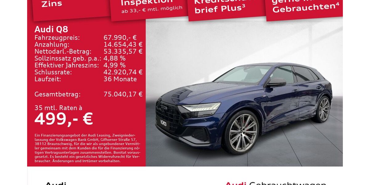 Audi Q8 59.867 km 66.490 &euro; Dresden 01067