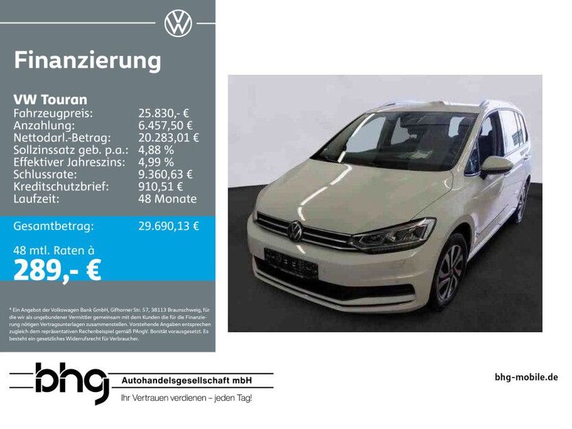 VW Touran 72.722 km 25.830 € Kehl 77694