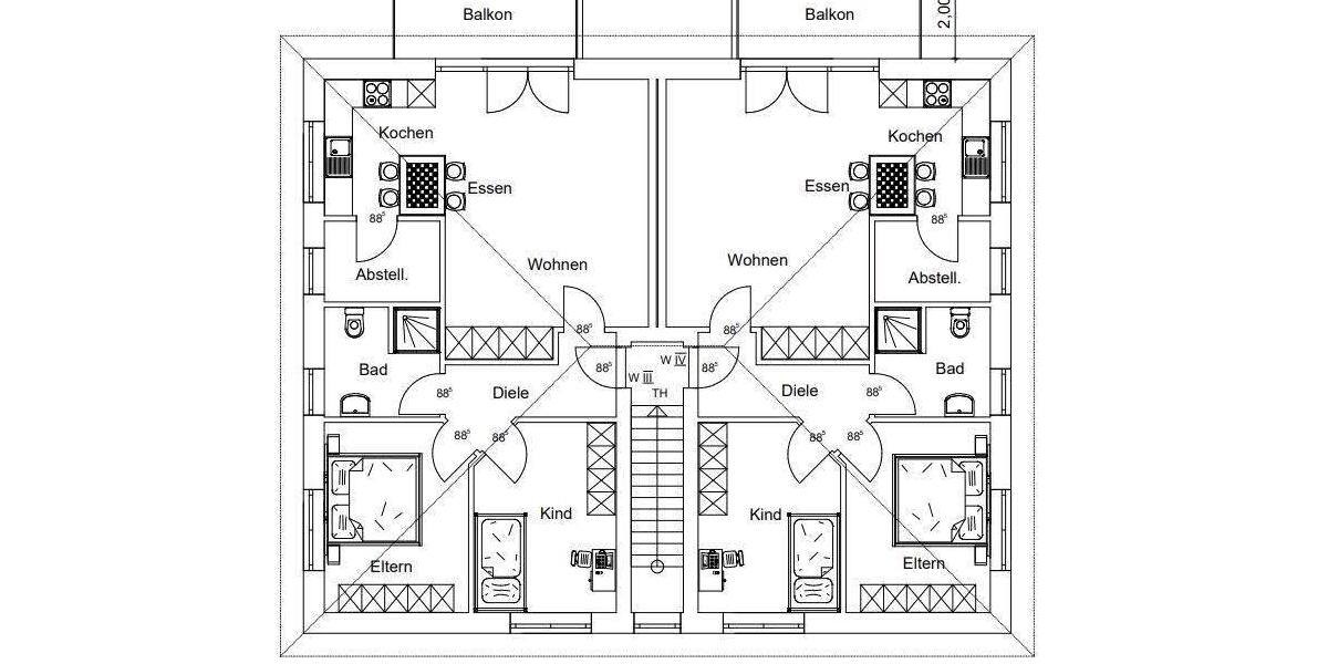Etagenwohnung Friesoythe - 3 Zimmer, 80 m&sup2;, 800&euro; | Angebot:26221741
