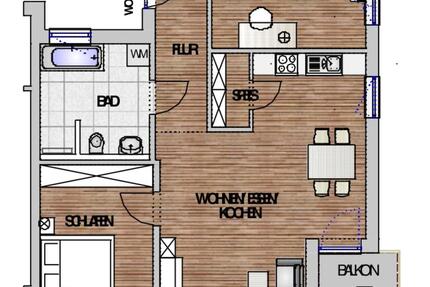 Neubau 3 Zimmerwohnung mit EBK zu vermieten 3 zimmer