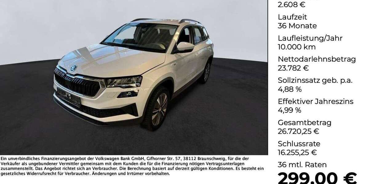 Skoda Karoq 77.724 km 26.390 &euro; Versmold 33775