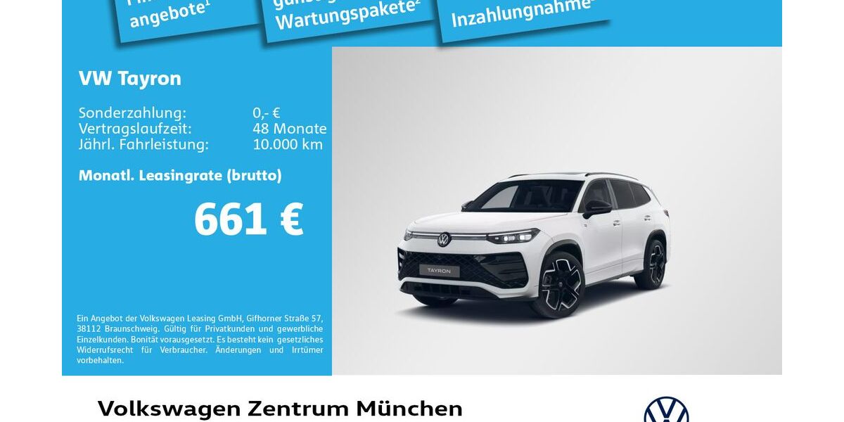 VW Tayron 3.000 km 62.380 &euro; München 80807