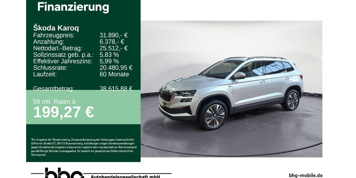 Skoda Karoq 27.103 km 31.390 &euro; Ettlingen 76275