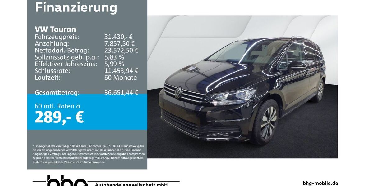 VW Touran 24.543 km 31.430 &euro; Rottweil 78628