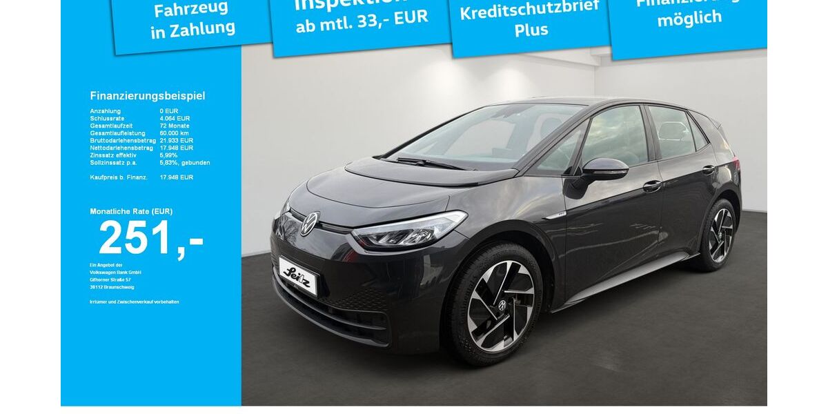 VW ID.3 50.980 km 17.798 &euro; Weingarten 88250