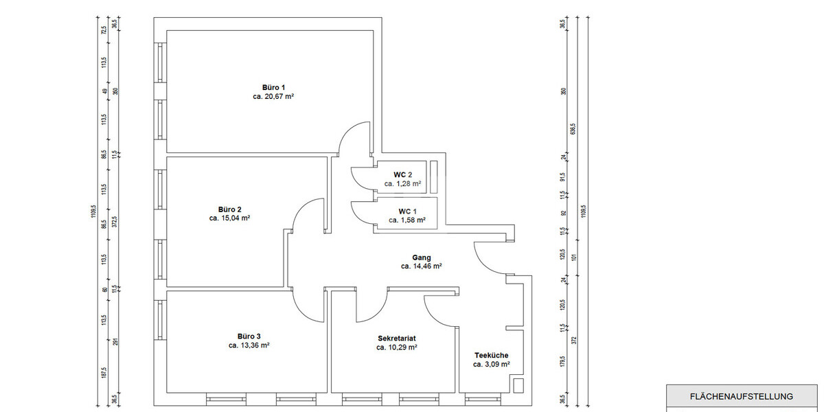 WINDISCH IMMOBILIEN - Attraktive Praxis-, bzw. Büroflächen mit 4 Räumen im Herzen von Puchheim - Gewerbeobjekt Puchheim | Angebot:25118779