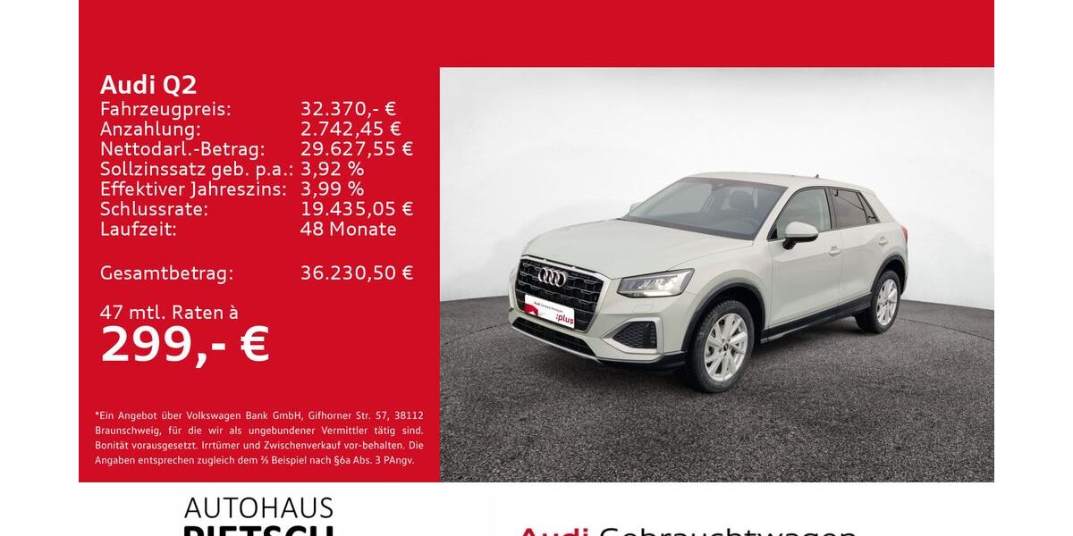 Audi Q2 13.449 km 30.920 &euro; Bünde 32257