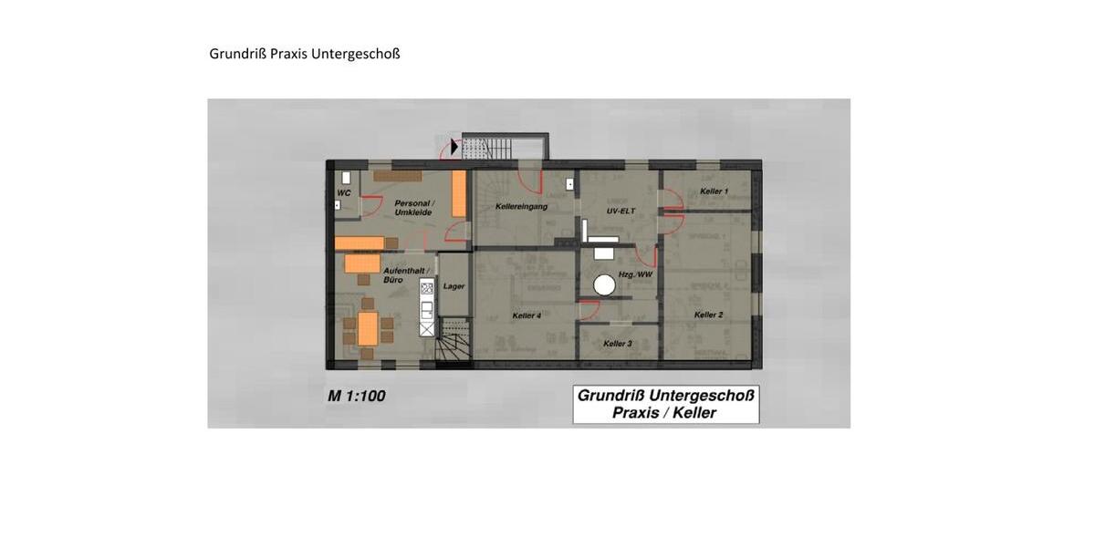 Medizinische Gemeinschaftspraxis in zentraler Lage in Hammah zimmer