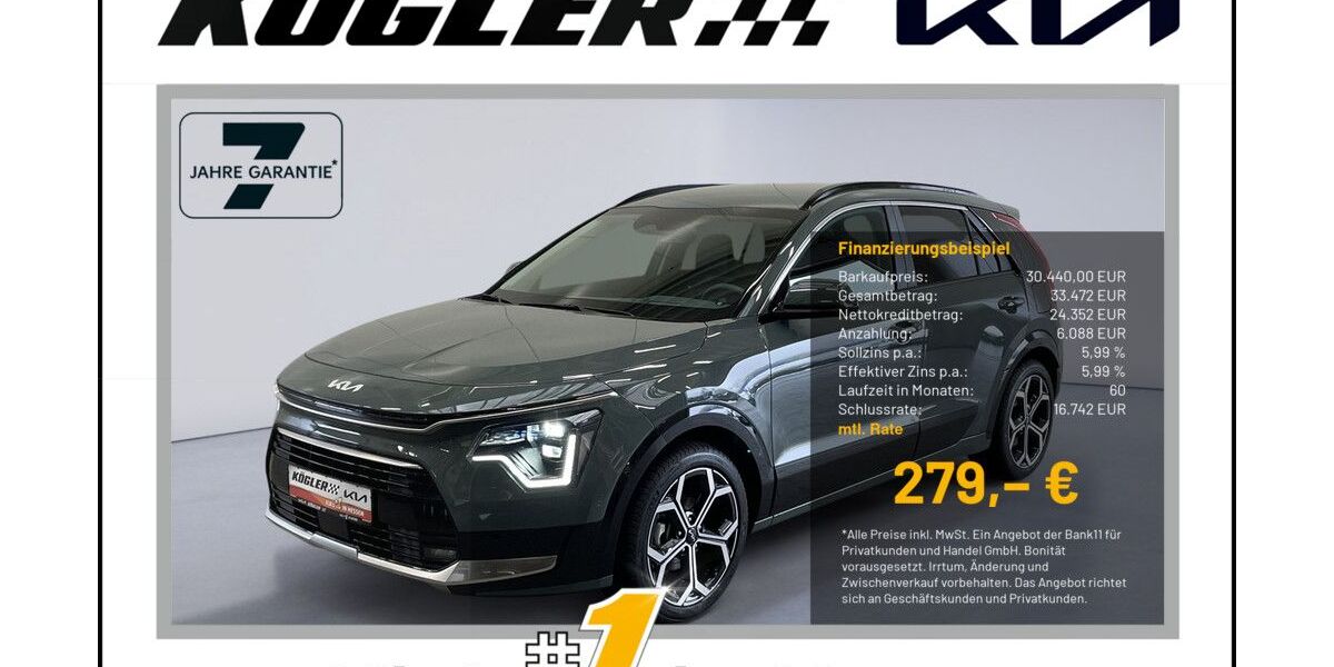 Kia Niro 13.080 km 30.440 &euro; Rosbach | Frankfurt Nord 61191